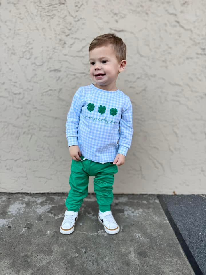 RTS: Pinch Proof- Boys French Knot Shirt