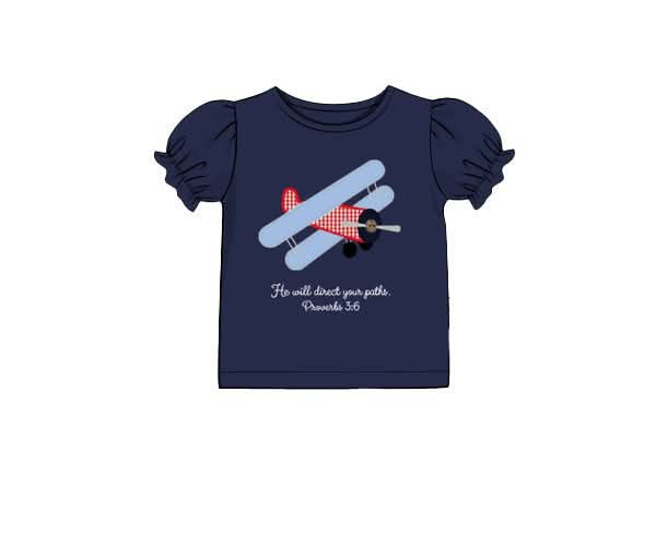 Pre Order 146: Church- Girls Proverbs 3:6 Knit Shirt