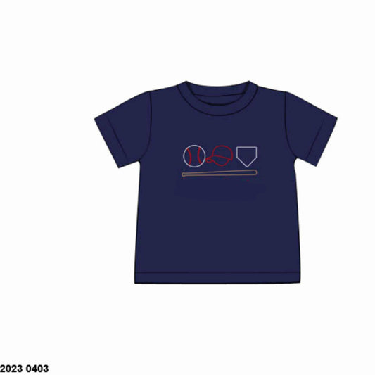 RTS: Sport Collection- Boys Shadow Stitch Baseball Shirt