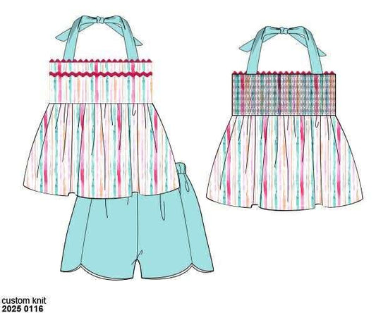 Pre Order 136: Sellers Octopus- Girls Short Set