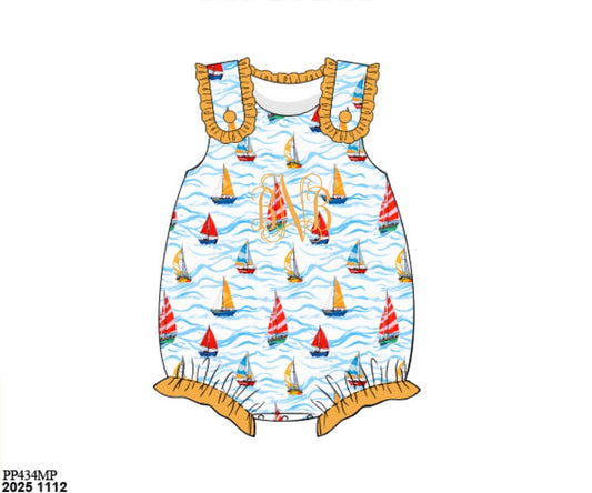 Pre Order 136: Tropical Family- Girls Knit Bubble