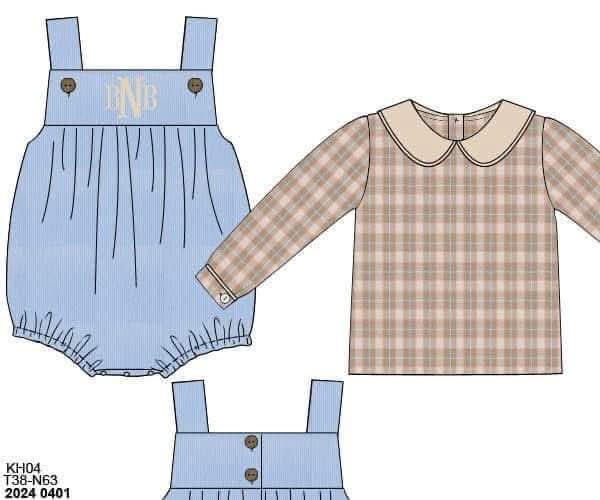 Pre Order 141: Will Anders- Boys 2pc Corduroy Bubble