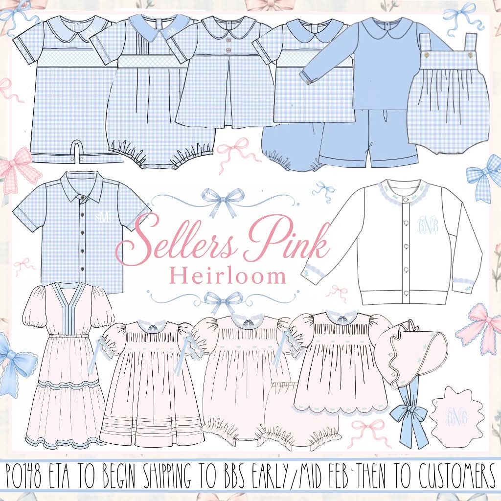 Pre Order 148: Pink Sellers Heirloom- Pink Mom/Mini Woven Maxi Dress