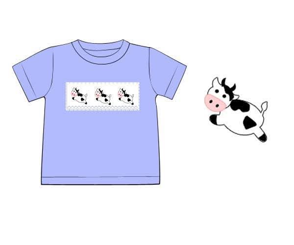Throwback Pre Order: Moo Cow- Boys Knit Shirt