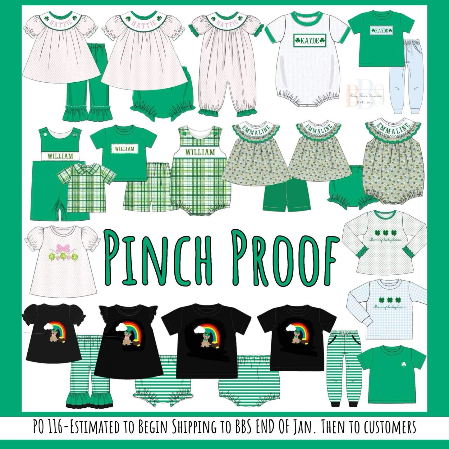 RTS: Pinch Proof- Girls Appliqué Shirt