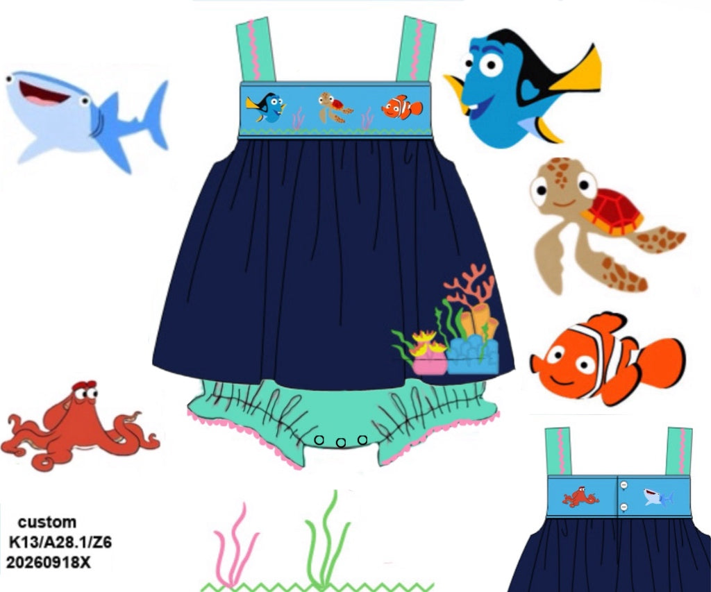 Pre Order 152: Don't Trust Becky- Girls Smocked Knit Bubble