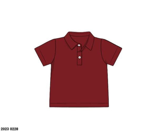 RTS: Bryant Collection- Boys Knit Polo (No Monogram)