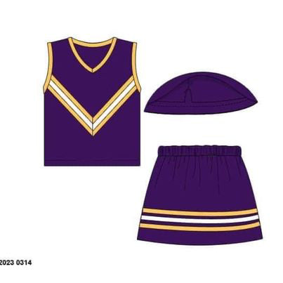 RTS: Team Spirit Collection- Purple & Gold Knit Cheer