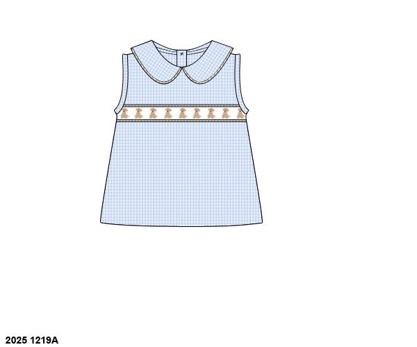RTS: Boys Mix & Match- Puppy Ribbon Woven Shirt