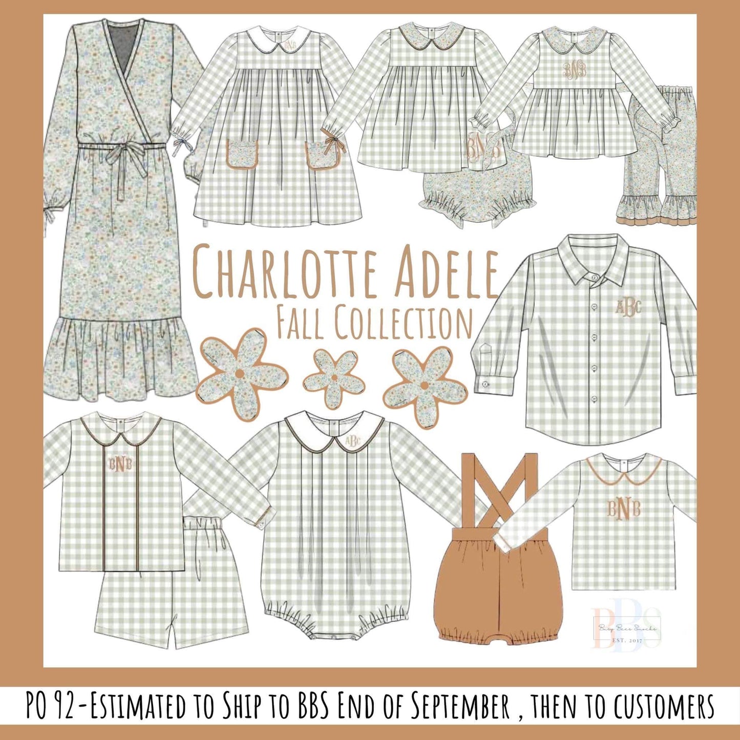 RTS: Fall Charlotte Adele- Boys/Dad Woven Shirt (No Monogram)