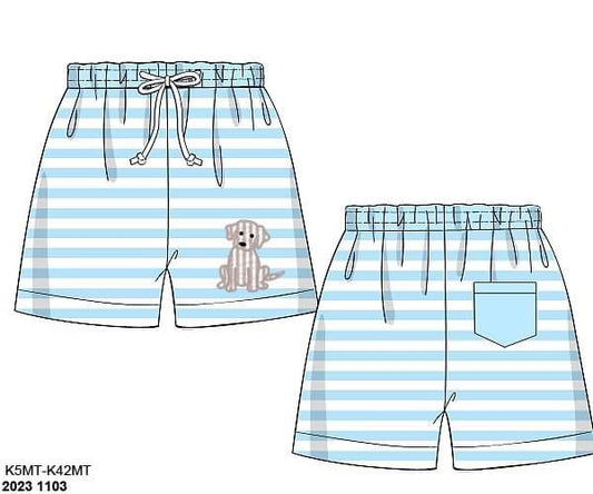 RTS: BBS Puppy- Boys Woven Traditional Swim Shorts
