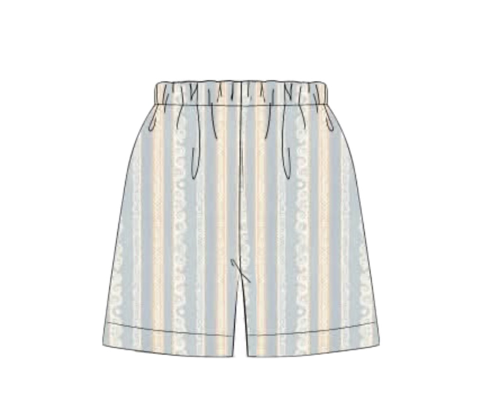 Pre Order 151: Mckinney's Shells- Boys Woven Traditional Shorts