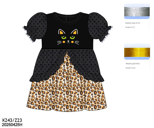 RTS: BBS Dress Up- Girls Meow Knit Dress