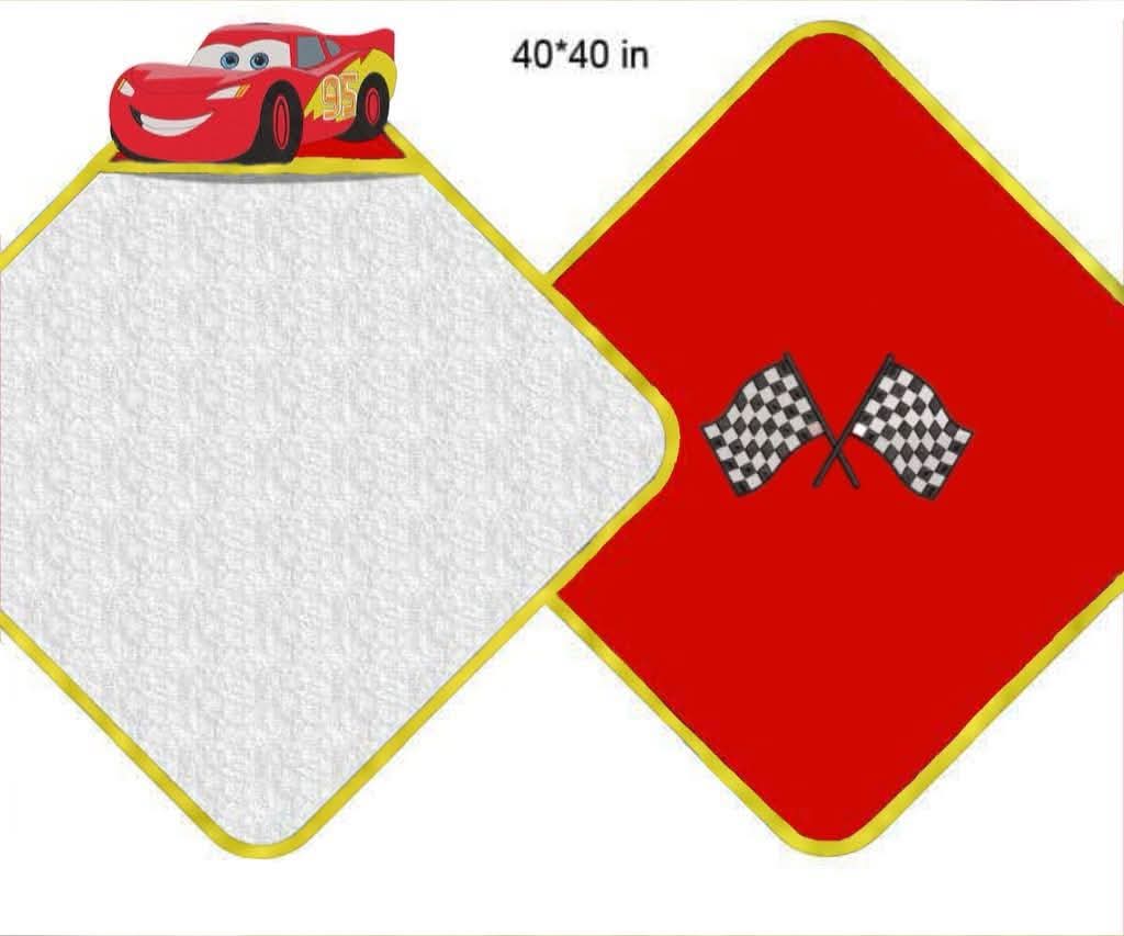 Pre Order 148: Hooded Towels- Ka Chow!