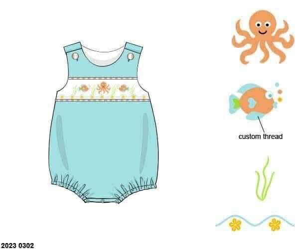 Pre Order 136: Sellers Octopus-Boys Bubble