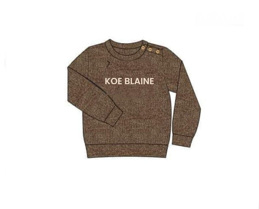 RTS: Boy/Adult Sweater "KOE BLAINE"