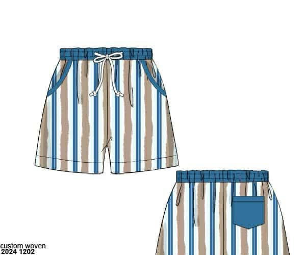 Pre Order 136: Driftwood- Dad/Mini Traditional Swim Shorts