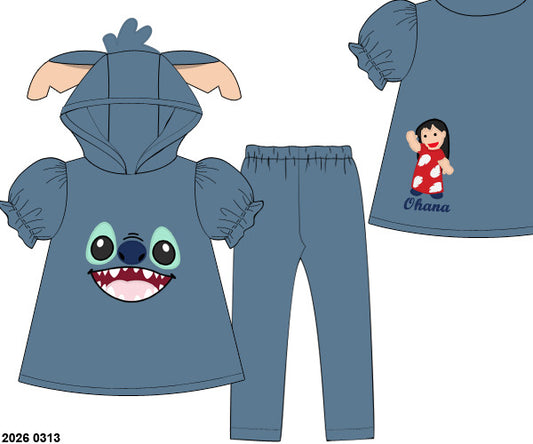 RTS: BBS Dress Up- Girls Experiment 626 Legging Set