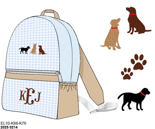 Customer Choice Pre Order 1: Boys French Knot Lab Backpack