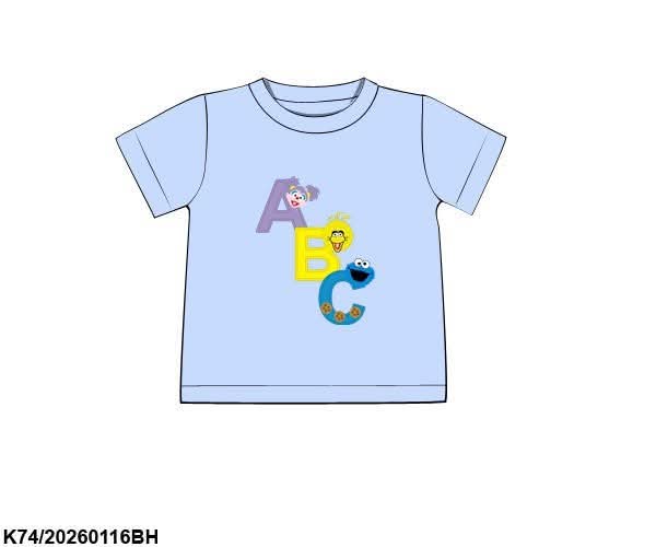 RTS: BTS Shirt Only- Boys Street Friends Appliqué Knit Shirt