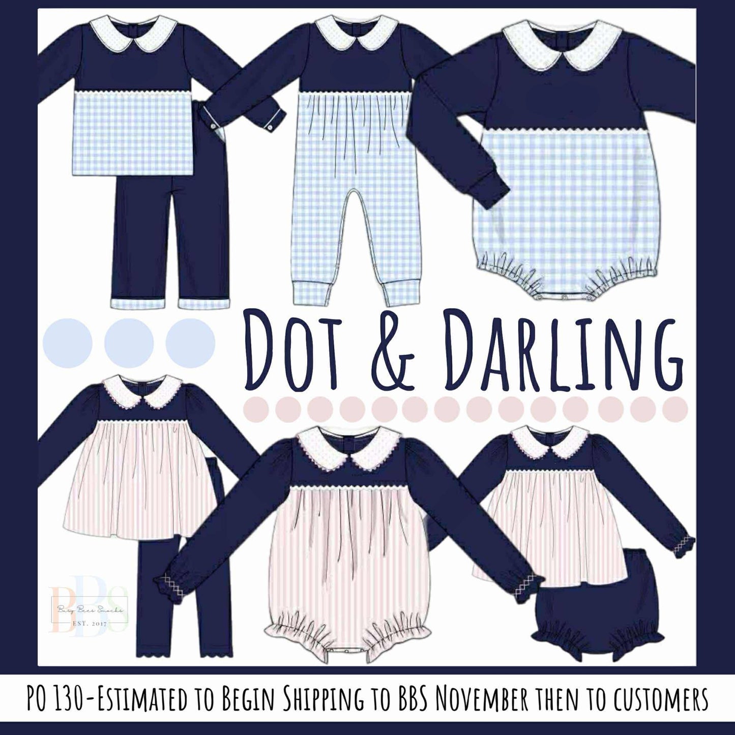 RTS: Dot & Darlin- Girls Knit Bloomer Set