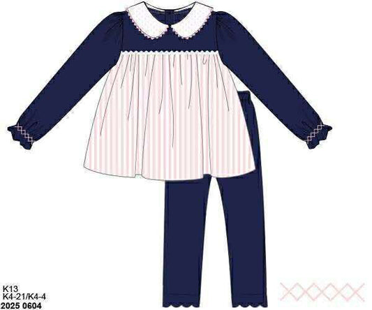 RTS: Dot & Darlin- Girls Knit Legging Set