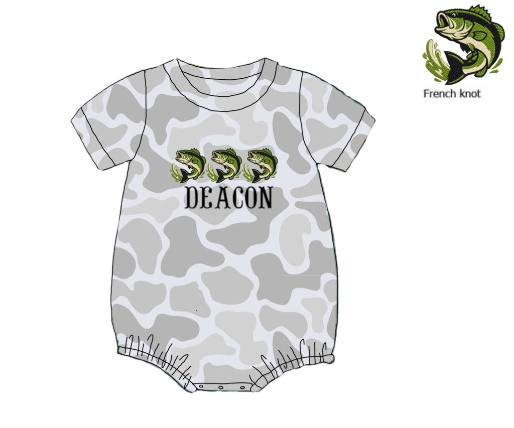 Camo Craze Flash Presale: Boys T-shirt Bubbles- Gray