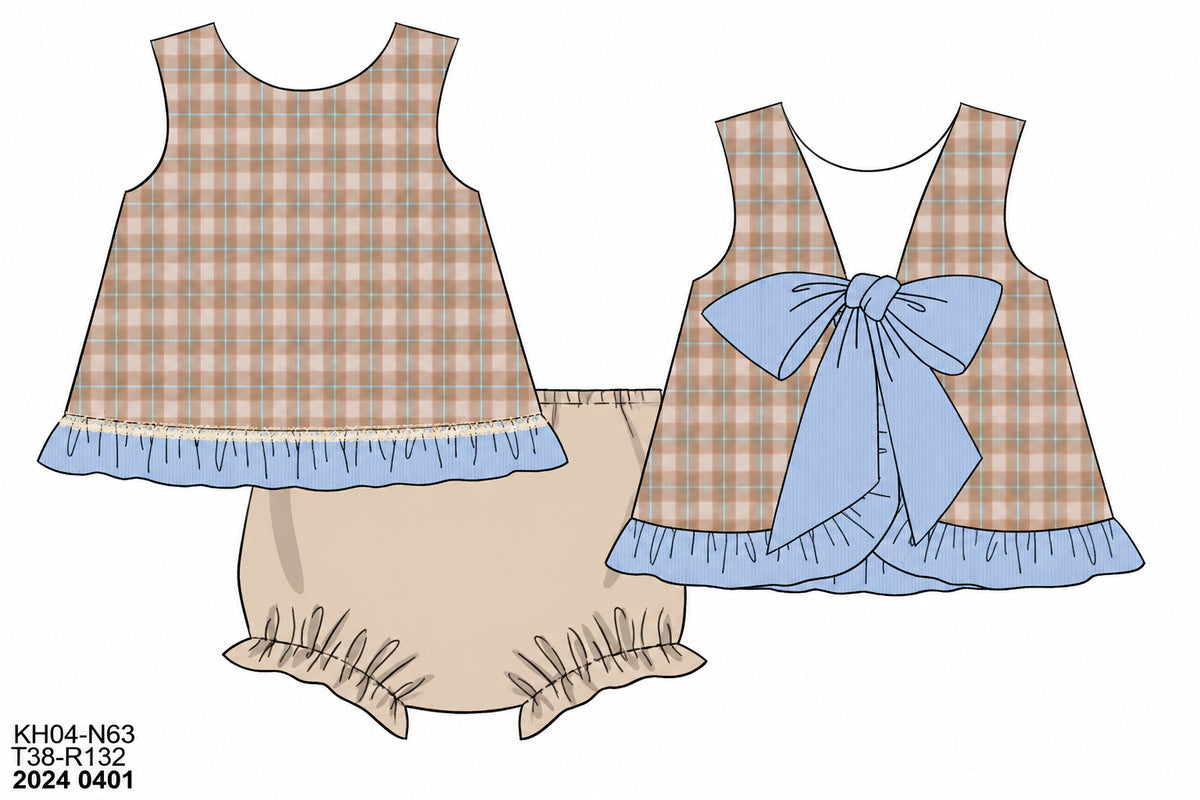 RTS: Will Anders- Girls Woven Bloomer Set