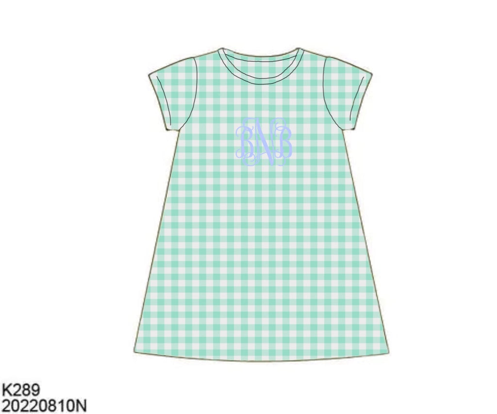 Special Pricing Presale: 3pc Knit Pack- Mom/Mini Palmetto Floral, Mint Gingham, Ella Beau Dresses