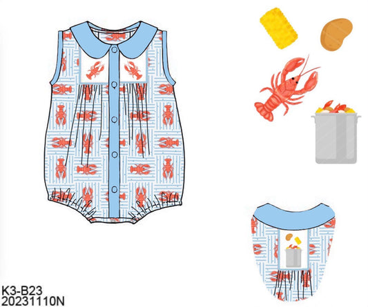 Pre Order 149: Crawfish Boil- Unisex Smocked Knit Bubble