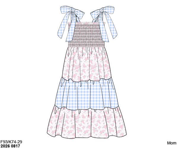 Pre Order 148: Bristol Family- Mom/Mini Midi Length Dress