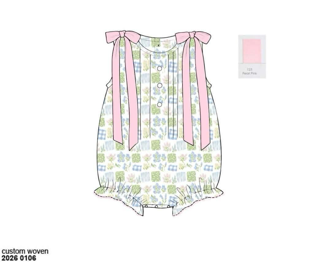 Pre Order 138: Cricket's Garden- Girls Knit Bubble