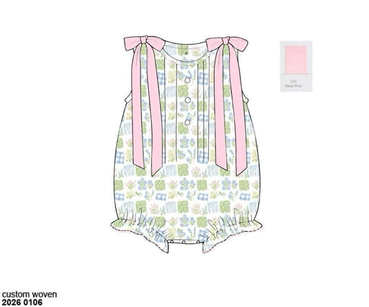 Pre Order 138: Cricket's Garden- Girls Knit Bubble