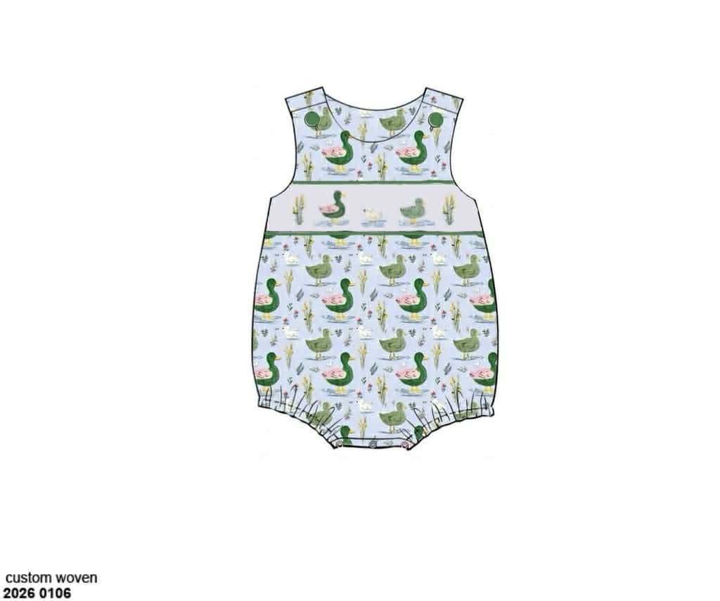 Pre Order 138: Walden Pond- Boys Smocked Bubble