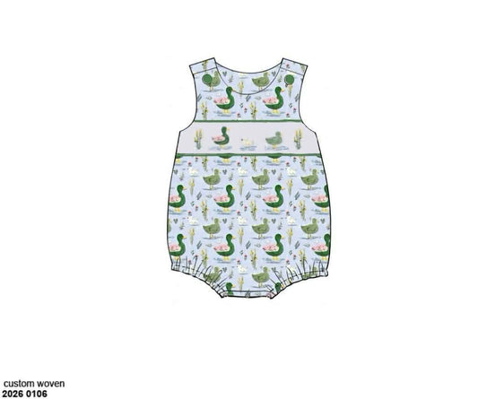 Pre Order 138: Walden Pond- Boys Smocked Bubble