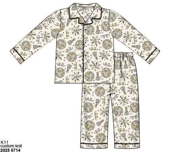 RTS: New Years Party!- Dad/Mini 2pc Button Up Lounge