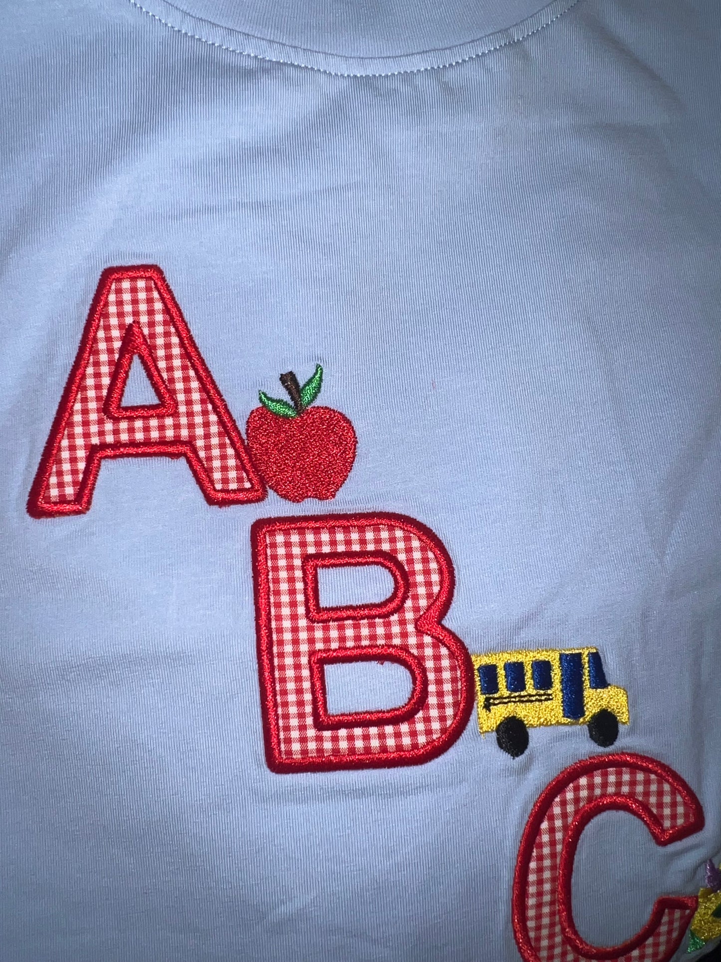 RTS: DEFECT- Back to School Shirts- ABC Boys Shirt