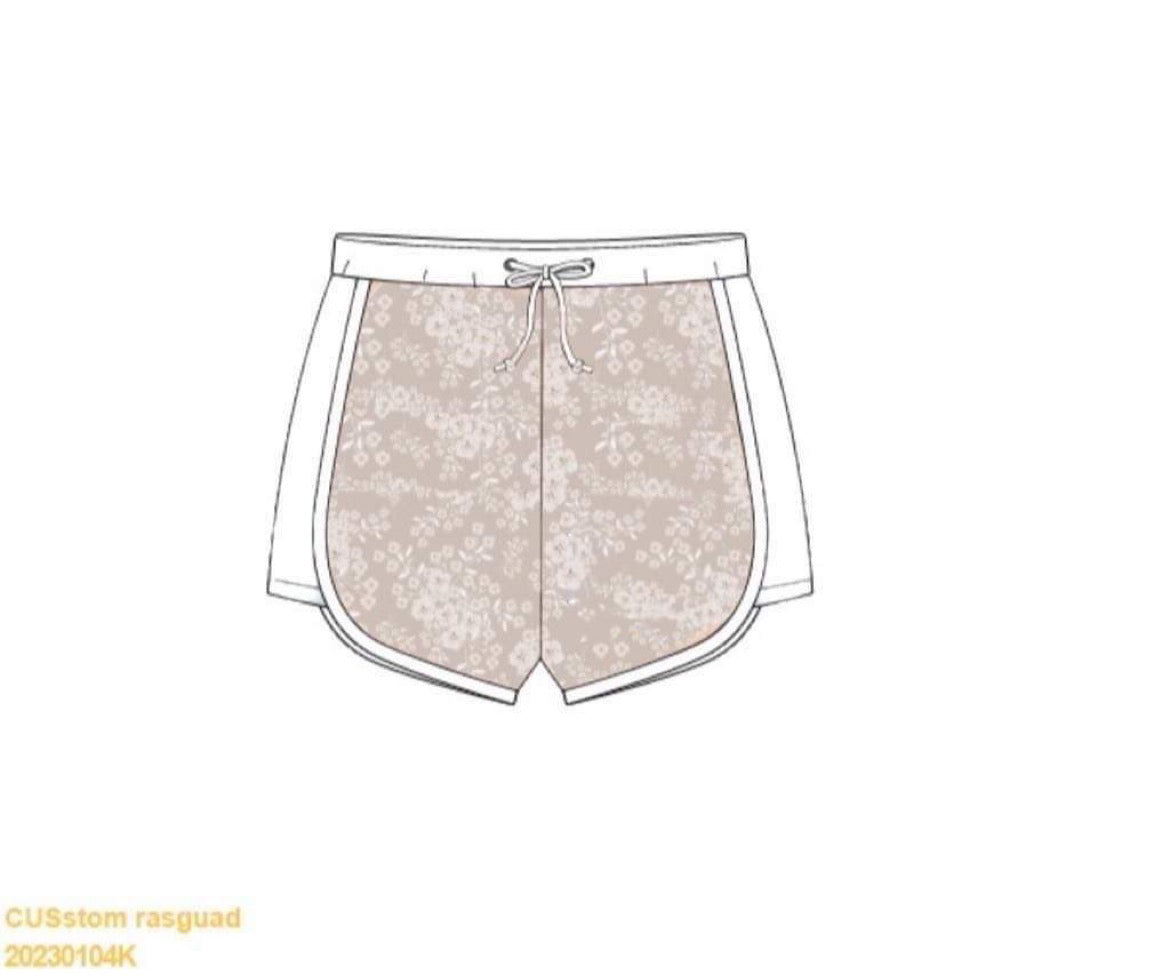 RTS: Posey Lorene Floral Collection- Boys Woven Floral Swim Shorts (No Monogram)