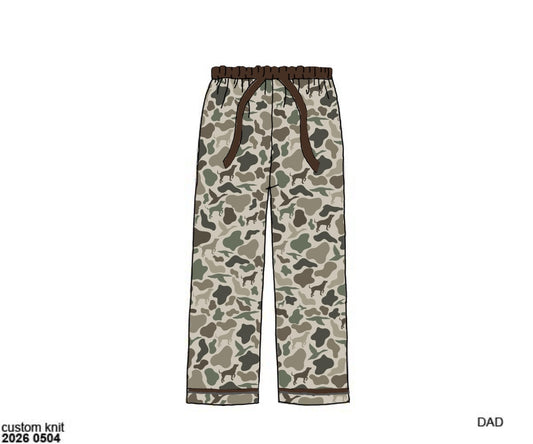 Camo Craze Flash Presale: Lounge- Dad/Mini Bamboo Hide & Seek Lounge Pant