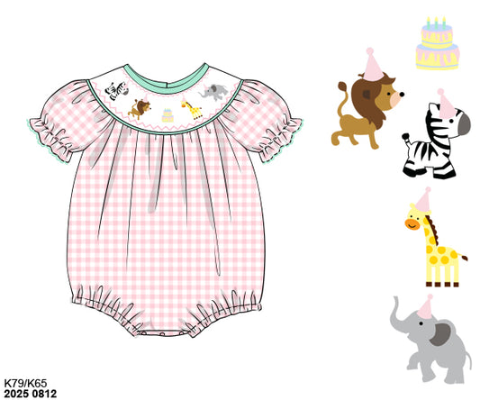 RTS: Party Animal- Girls Knit Bubble