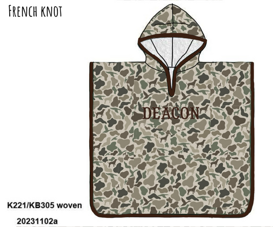 Camo Craze Flash Presale: Hooded Swim Cover Up- Hide & Seek