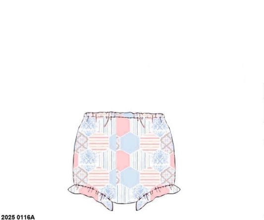 RTS: DEFECT-Palmer Patches: Girls Woven Bloomer