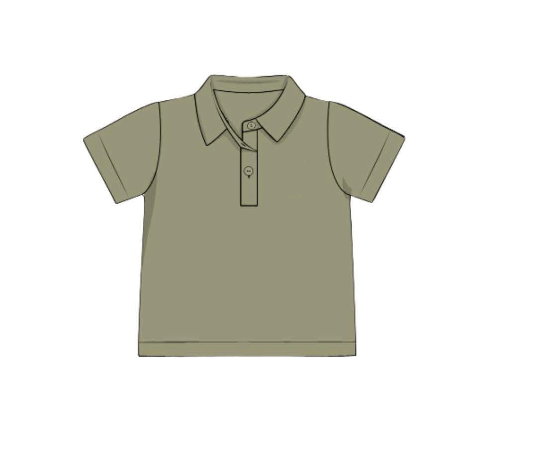 RTS: Biltmore Vines- Boys Knit Polo (No Monogram)