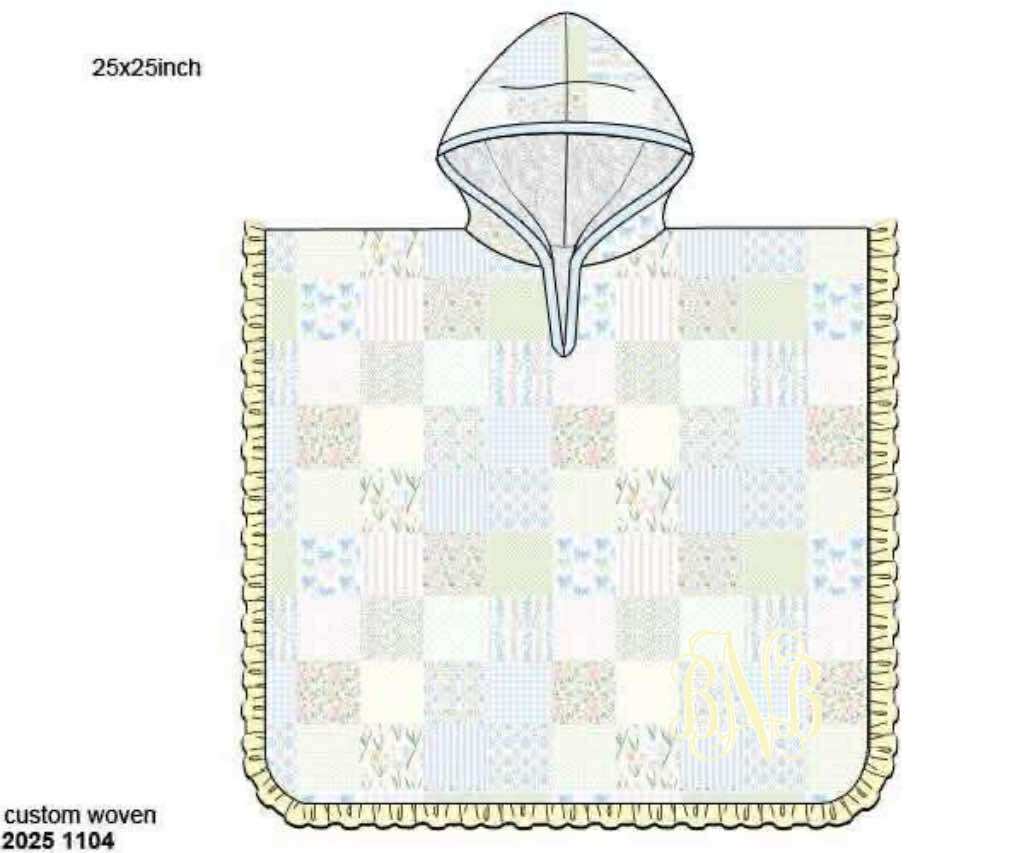 Pre Order 136: Meadow Lane- Girls Hooded Swim Coverup