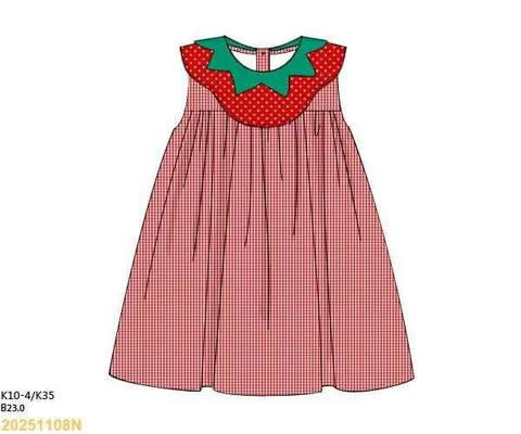 Pre Order 136: Berry Vintage- Girls Woven Dress