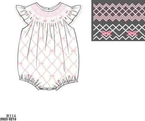 Pre Order 136: Ella Beau- Girls Geo Bishop Bubble