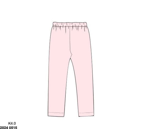 RTS: Girls Knit Leggings- Pink