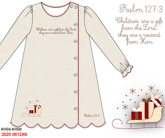 RTS: Heaven Sent- Girls Embroidered Dress