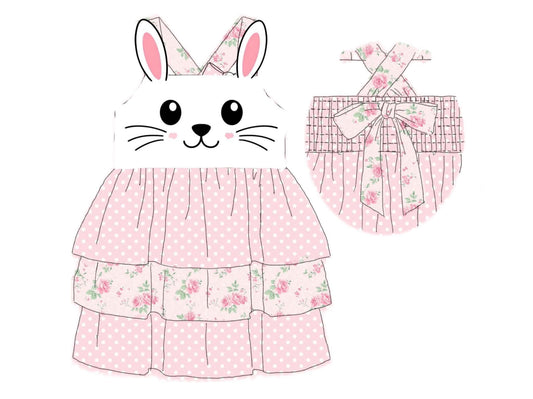 Special Pricing 2.0: Hoppy Face- Girls Woven Dress
