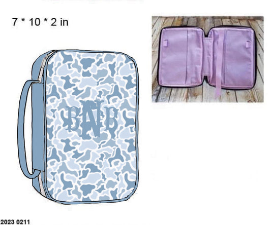 Camo Craze Flash Presale: Bible Covers- Blue
